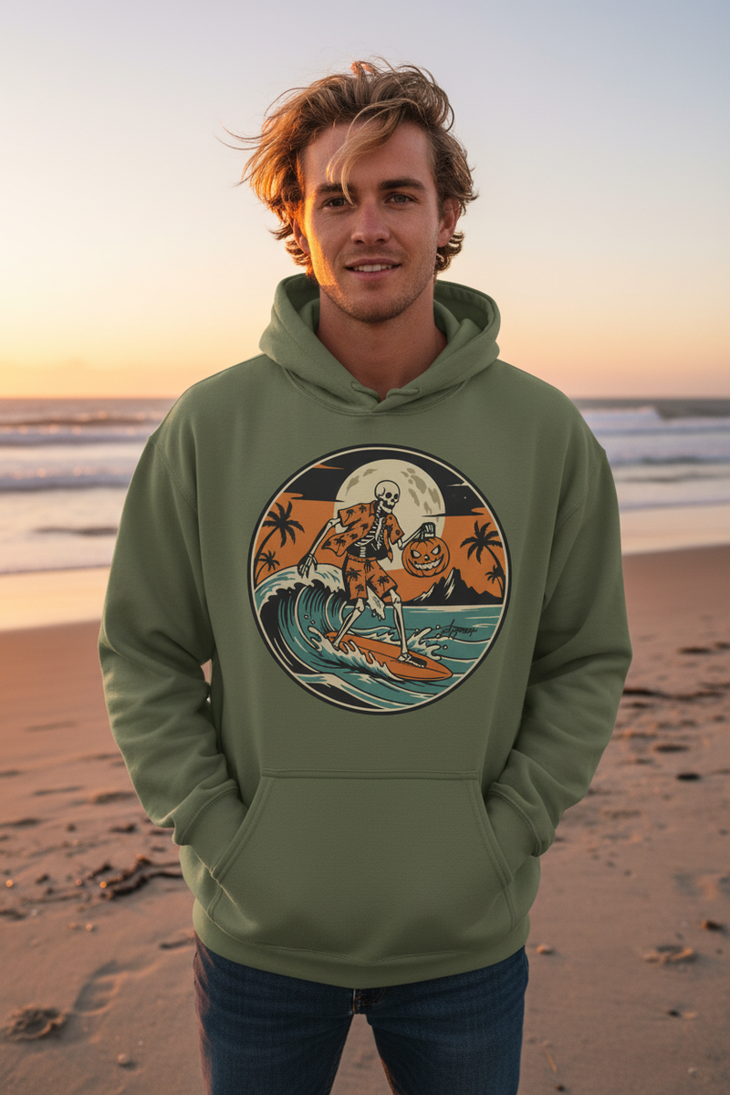 Military Green Hoodie Editorial