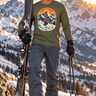 Military Green ski tee look 2