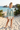 Mint botanical rash guard editorial look