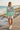 Mint camouflage hoodie with tailored shorts