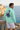 Mint hoodie back editorial