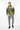 Model wearing the Hokey Fan windbreaker with grey joggers