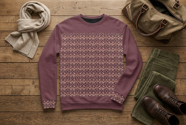 Mountain weekend crewneck outfit