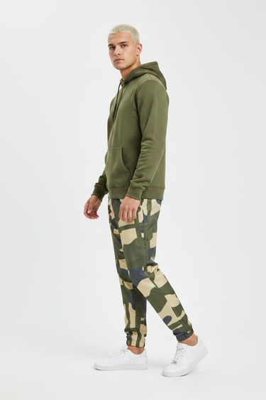 Olive Hoodie Side