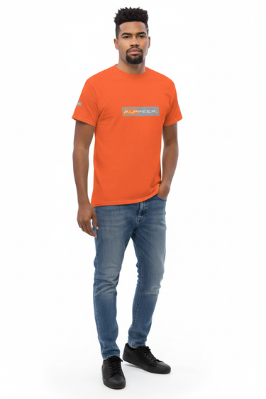 Orange one hand in pocket