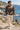 Photorealistic beach sweater look 4