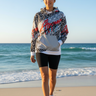 Pixel Mosaic Hoodie – Female Beach
