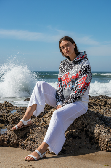 Pixel Mosaic Hoodie – Female Rocks