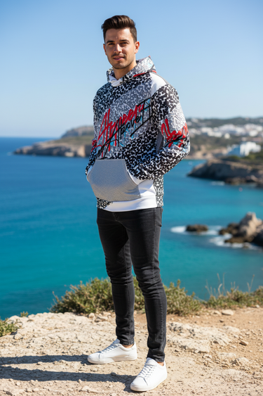 Pixel Mosaic Hoodie – Male Cliff