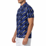 Polo with white boardshorts side