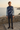Quarter-zip with charcoal tailoring