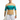 Rash guard with white boardshorts front