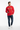 Red sweatshirt casual standing