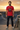 Red T-shirt sunset skate editorial