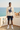 Sandshell sweatshirt with tailored shorts