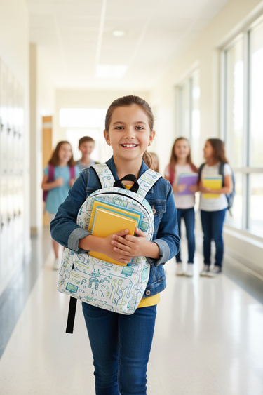 School Hallway