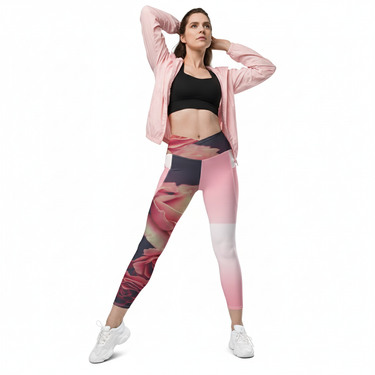 Sporty look with black sports bra