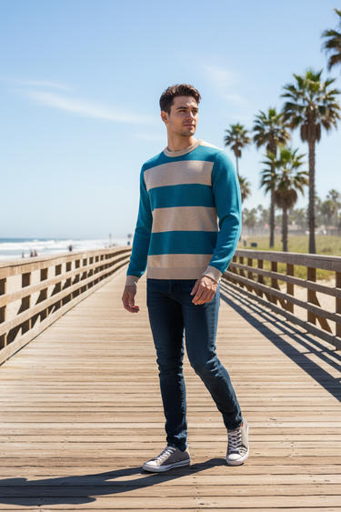 Stripe Sweater – Boardwalk Side