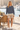 Sweatshirt with tailored shorts