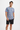 T-shirt with black boardshorts