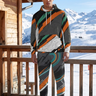 Terrain Shift hoodie paired with racing joggers on a chalet terrace