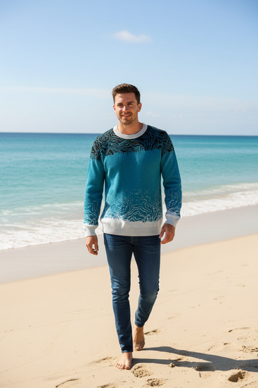 Topo Wave Sweater – Male Sandy Beach