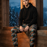 Track pants seated chalet editorial