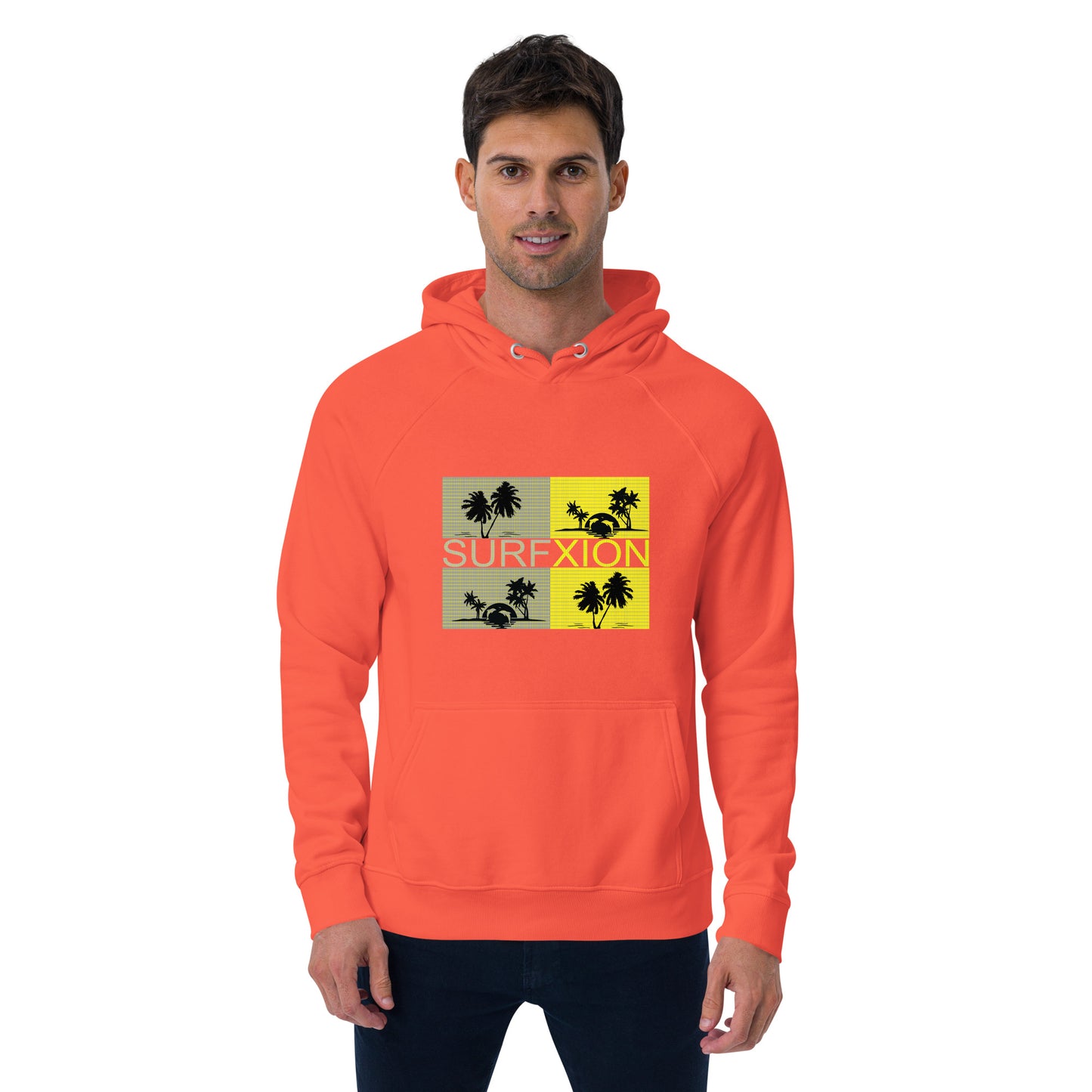 Surfxion eco raglan hoodie