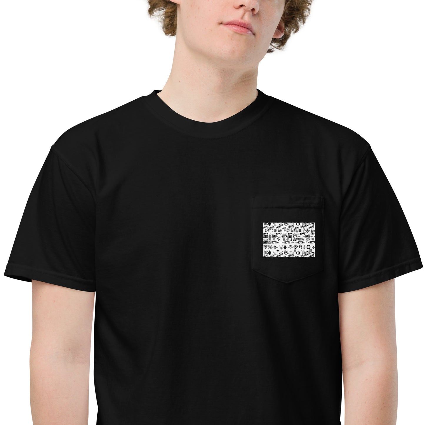 Alppeer Culture garment-dyed pocket t-shirt