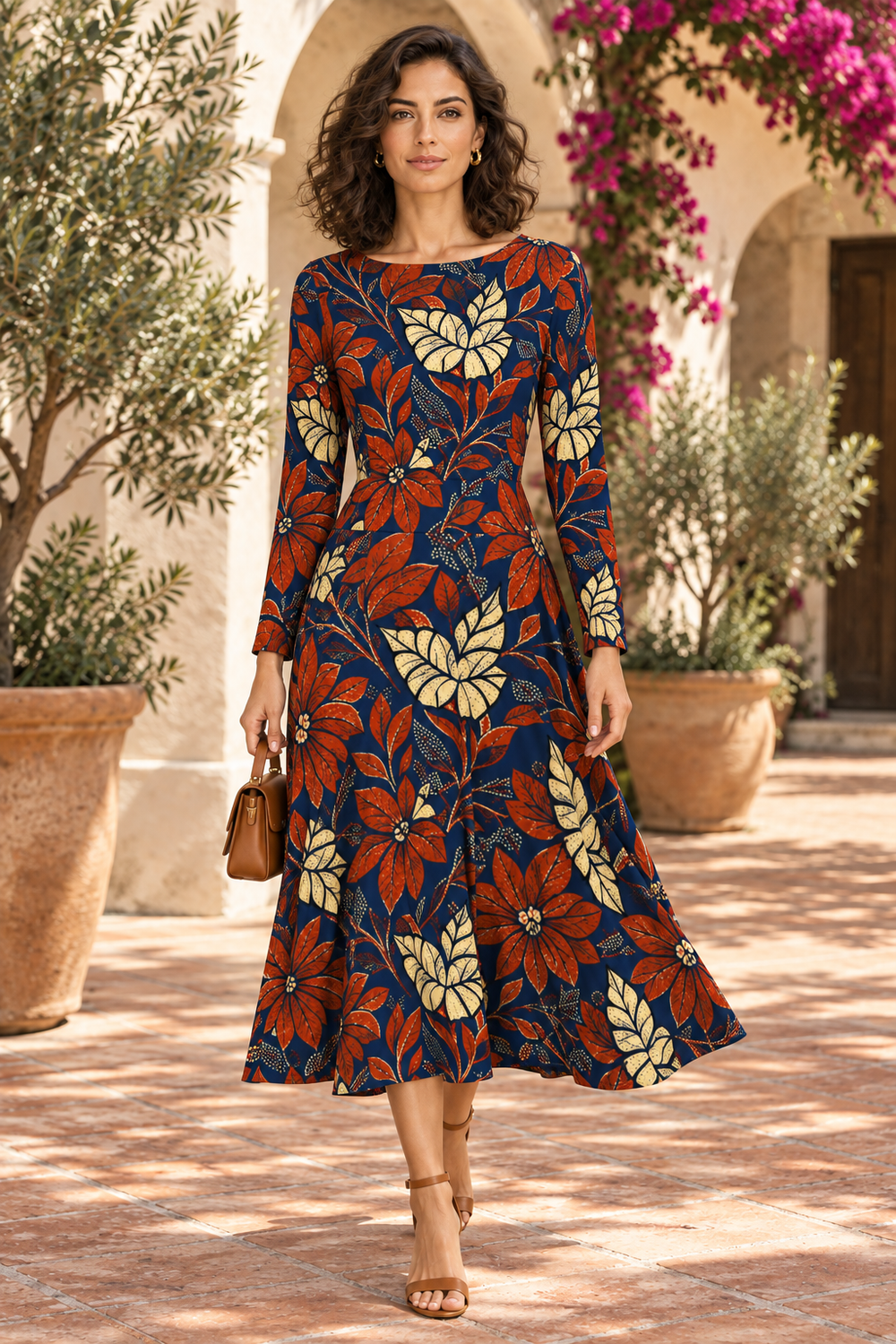 Villa archway walking editorial
