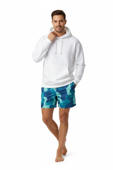 White Hoodie Look