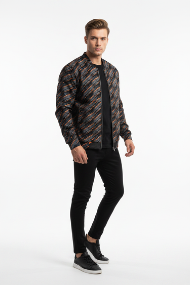 White male, front, joggers