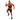 White male model in orange windbreaker - sports styling