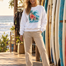 White sweatshirt look