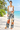 White tank beach look