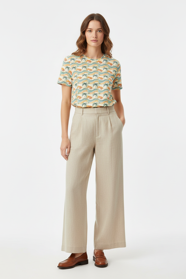 Wide Leg Trousers