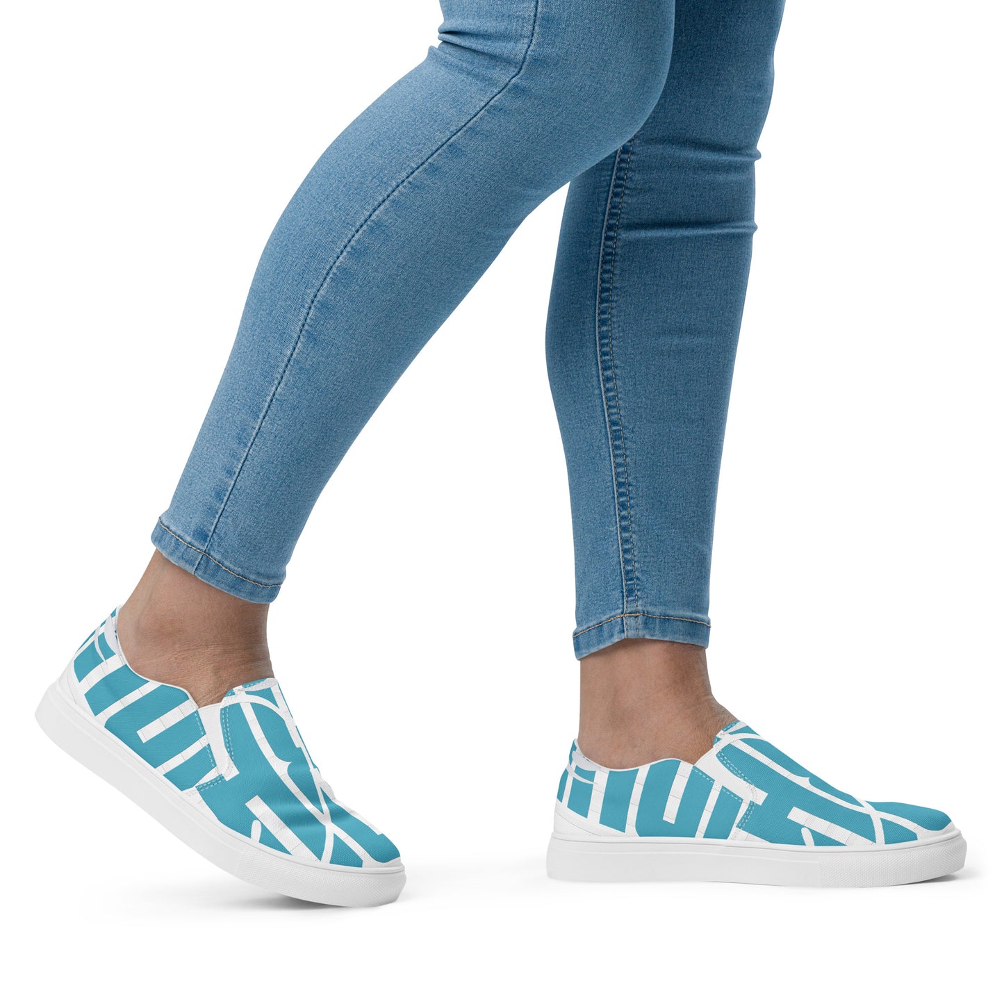 Jazz n Blue Women’s slip-on canvas shoes