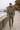 Zip hoodie with olive chinos